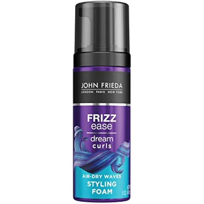 John Frieda Hair Styling Foam, Dream Curls Air Dry Waves, 5 Fl Oz - Image 1